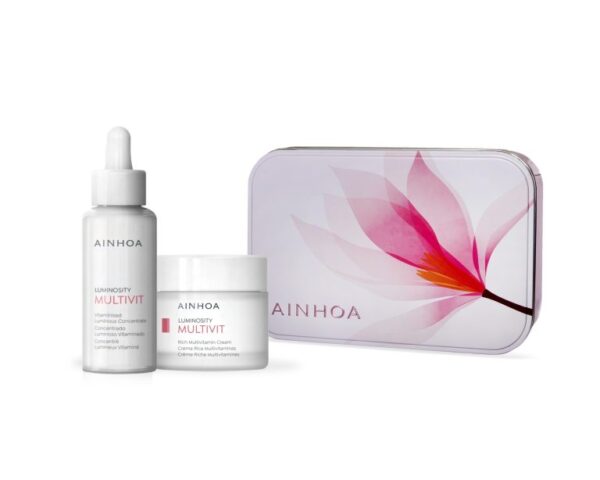 Cofre LUMINOSIDAD MULTIVIT (piel mixta) Edición Limitada. Lleva de Regalo Exfoliante Facial de Arroz 15ml.